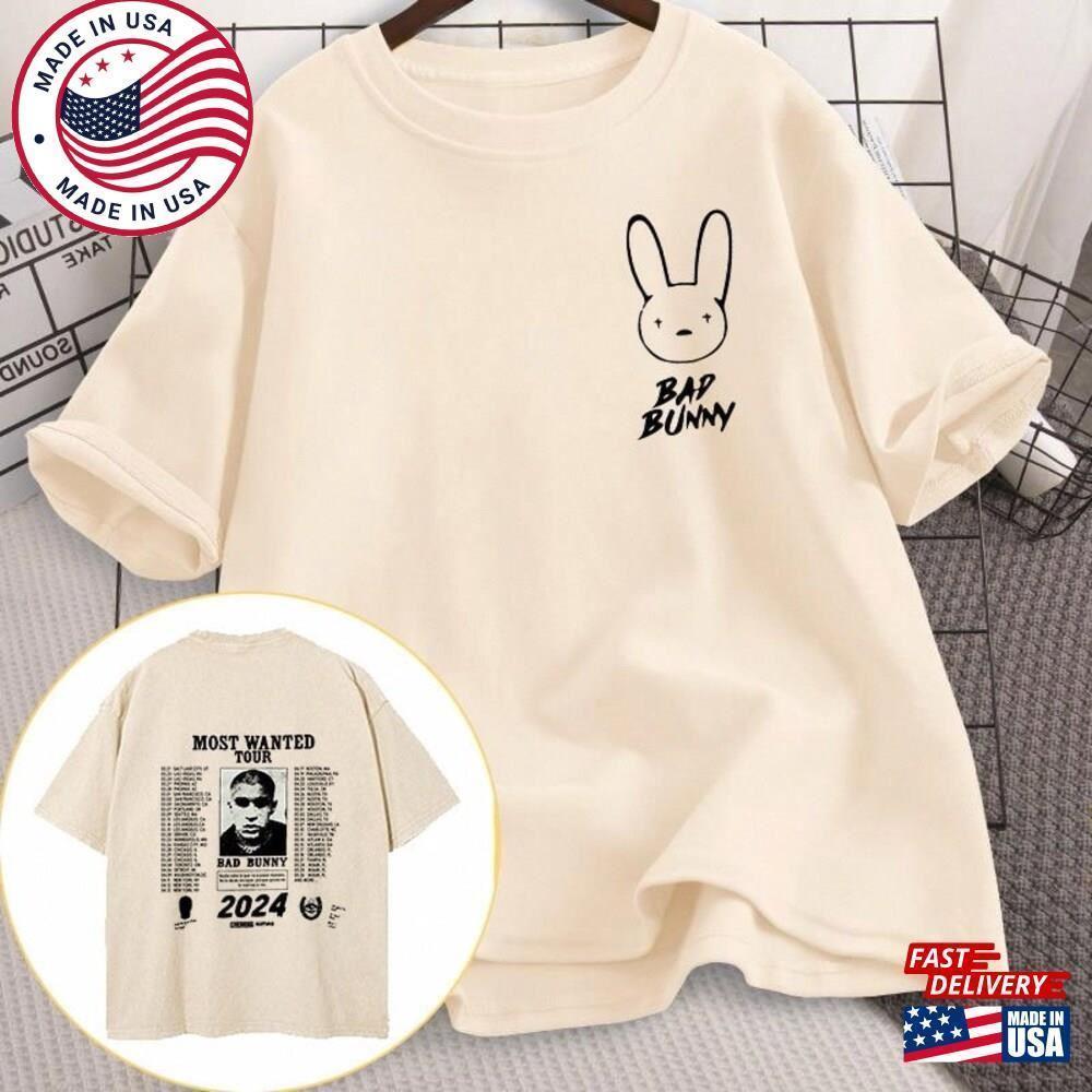 Most Wanted Tour Shirt Pure Cotton  Classic  2 Sided